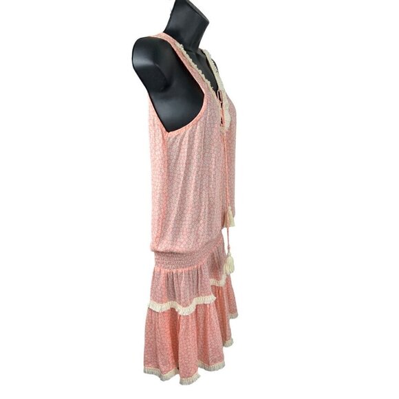 Coolchange dress weightless size M  pink white  sleeveless - Picture 4 of 10